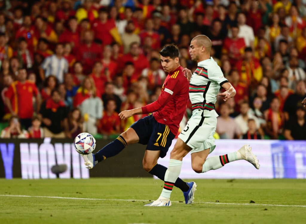 Alvaro Morata vs Portugal